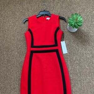 Red Calvin Klein Dress